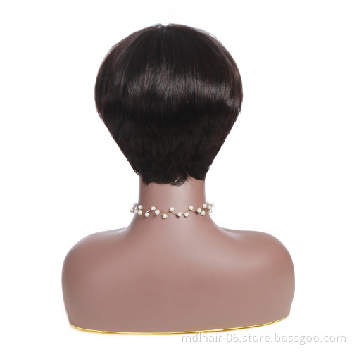Machine Made Curly Human Hair Wigs Remy Short Human Hair Wigs for Black Brazilian Women 100% No Chemical Process Human Hair Long